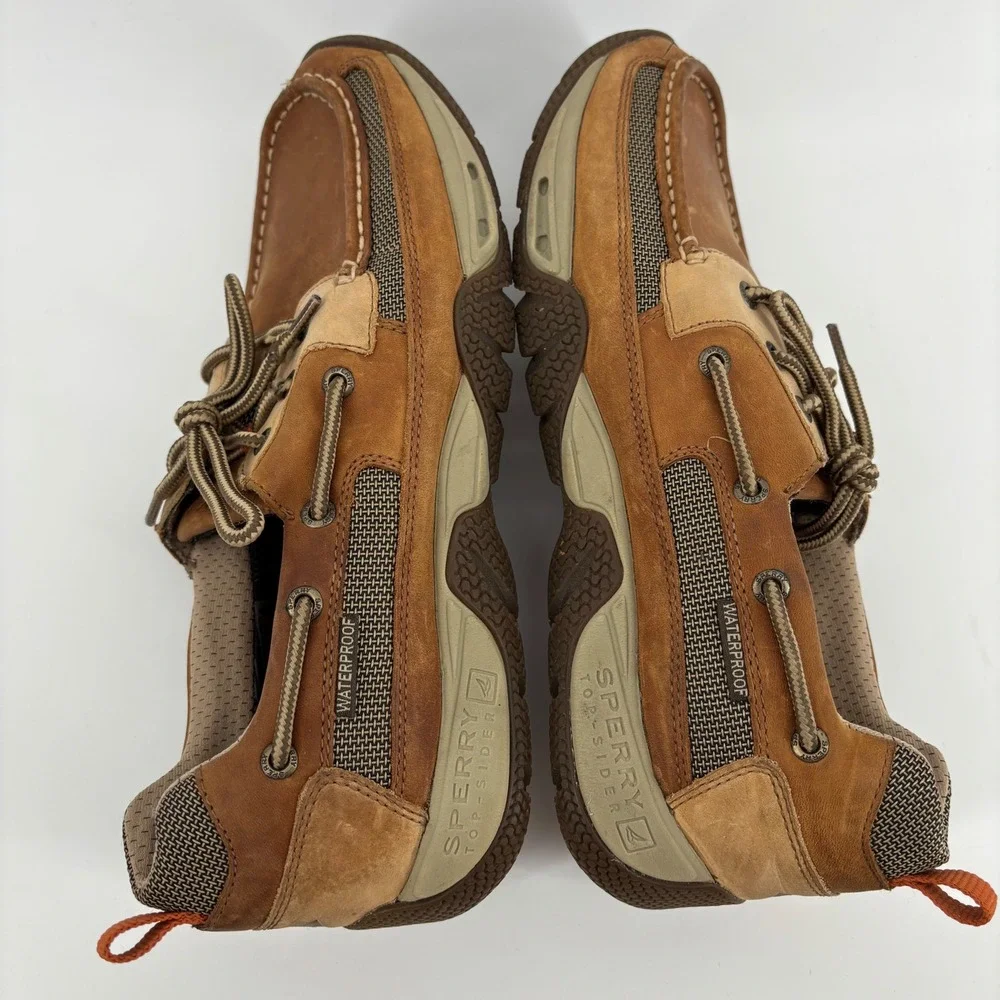 Sperry Top-Sider Sea Kite Sport Picket Boat Shoes Mens 11 Brown Waterproof Gorp